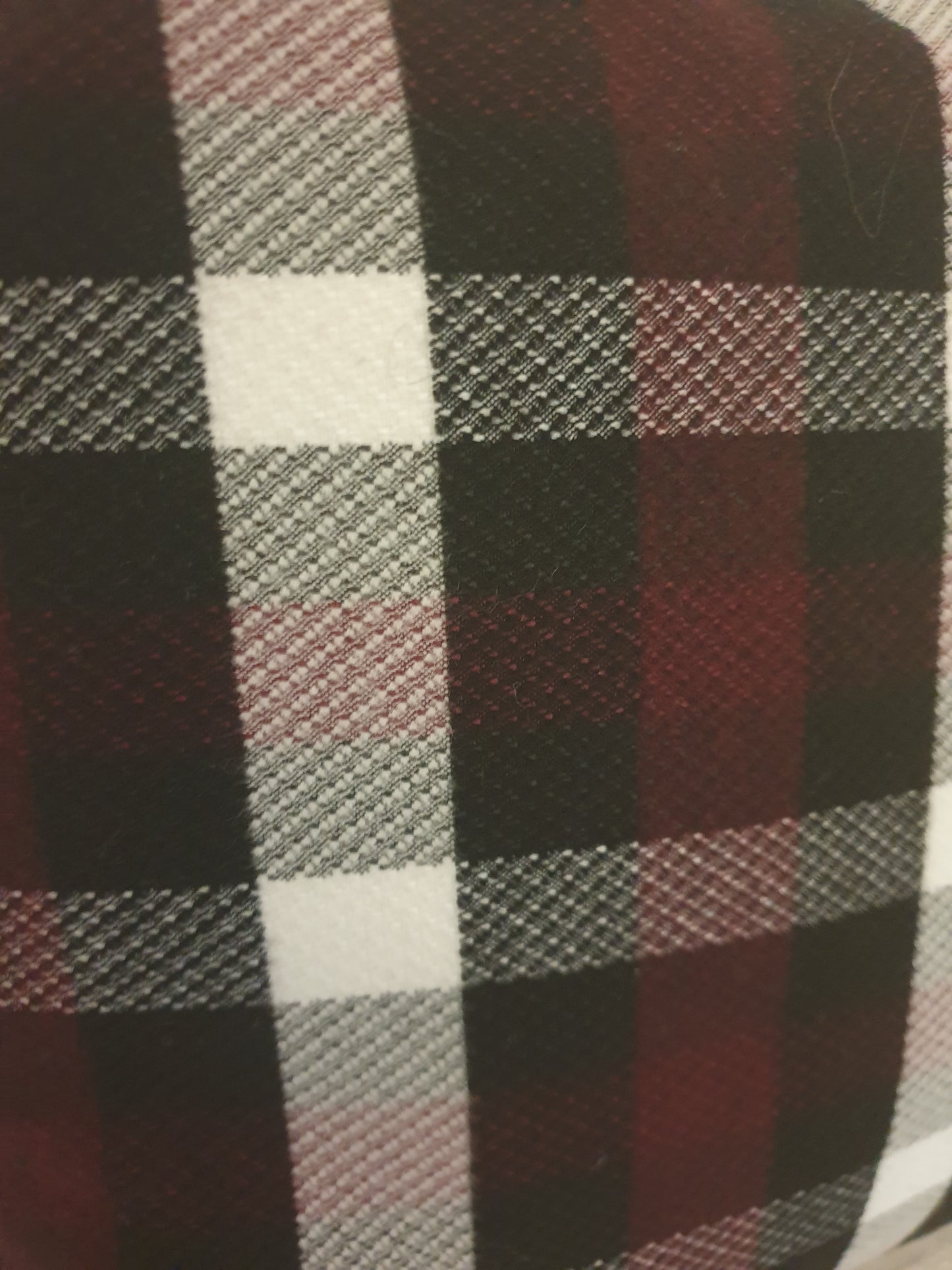 Plaid Throw Pillows: Purple & Black Tartan Cushions, Woven Cotton (Pair)