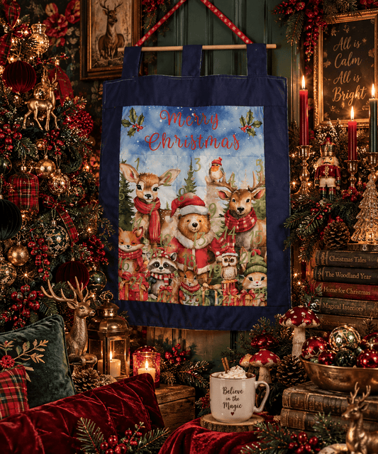 Woodland Animals Reusable Fabric Advent Calendar - KJ Designs