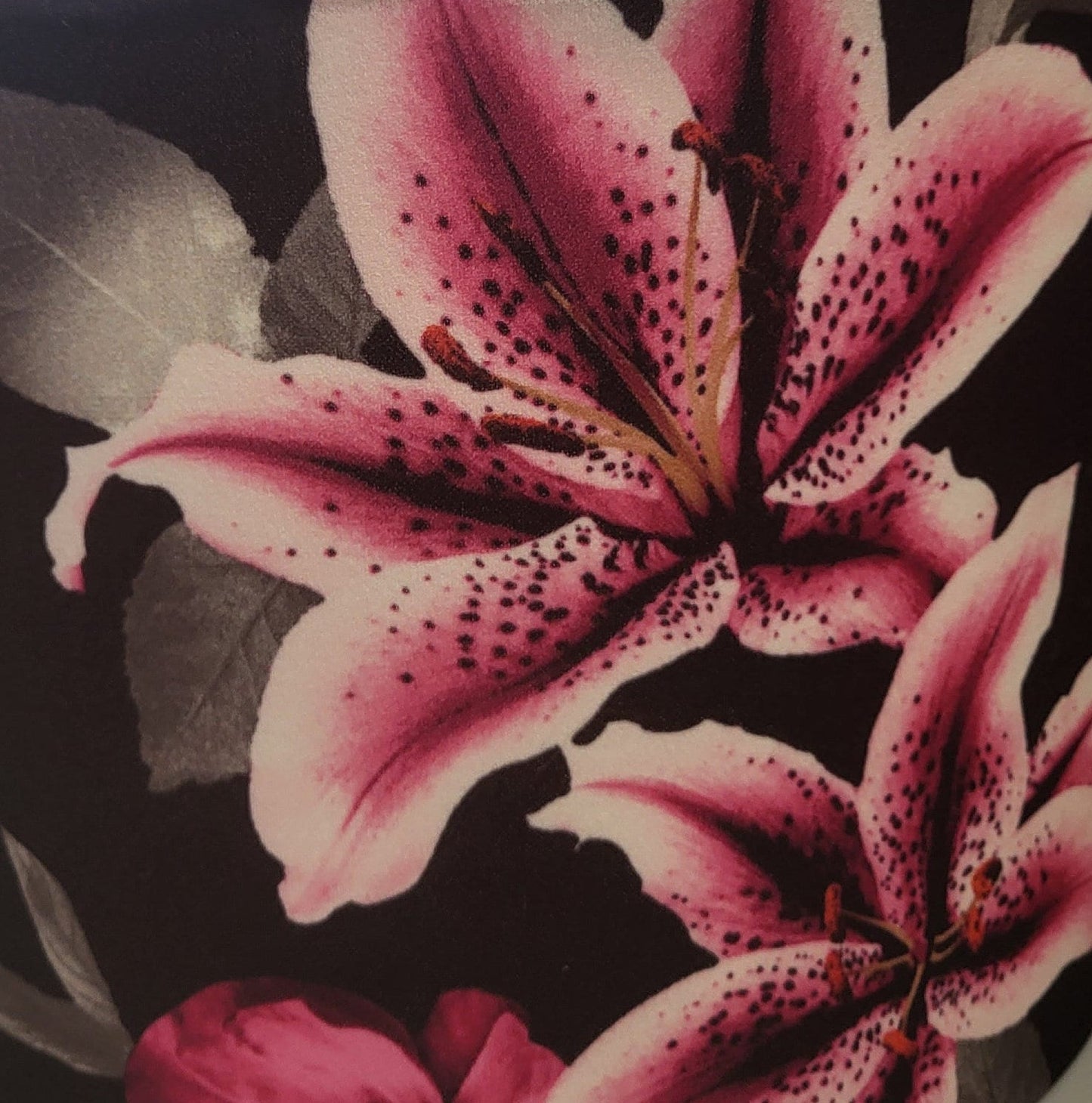 Floral Drum Lampshade: Vibrant Flower Print, UK/EU Fitting