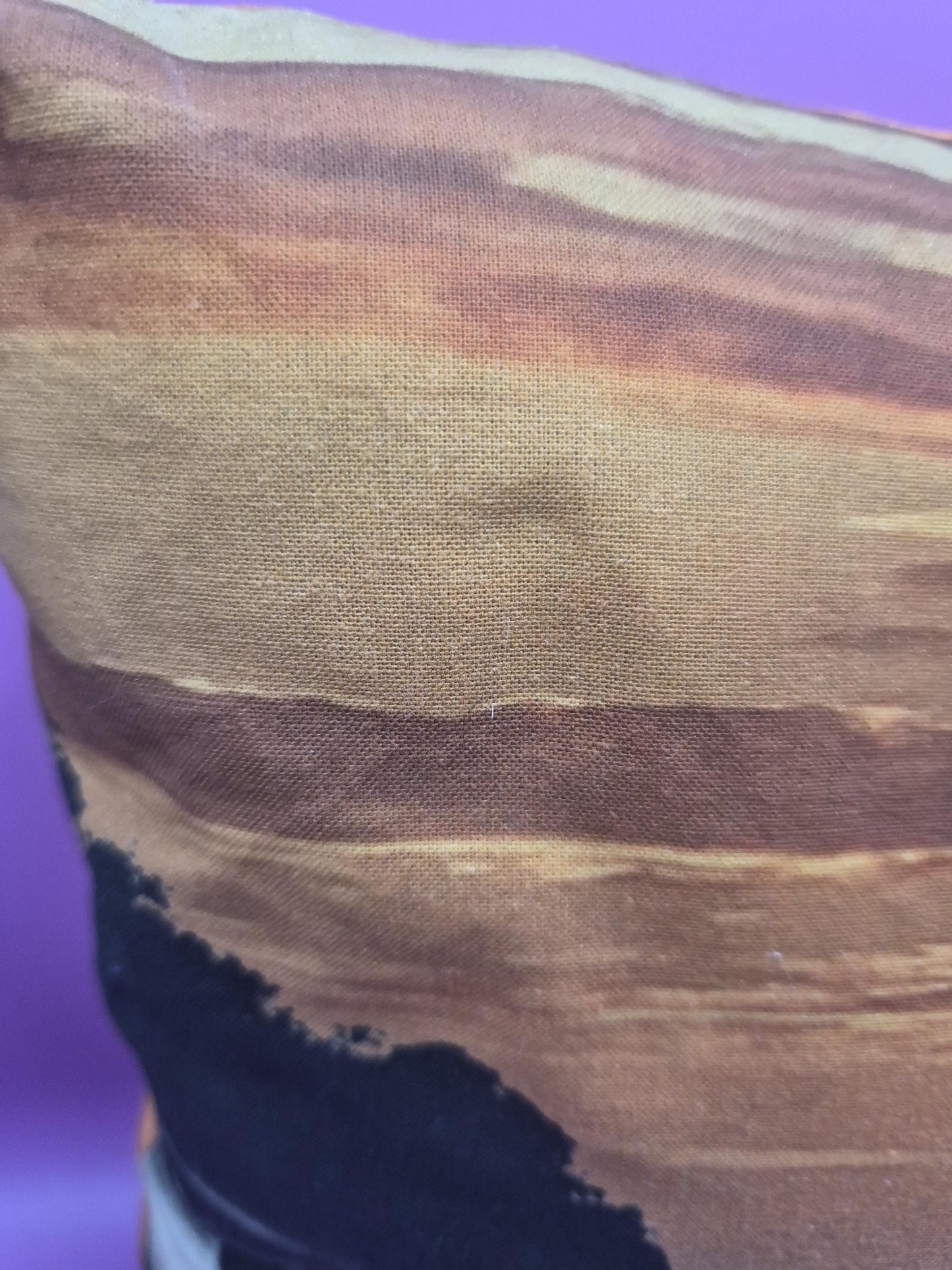 Sunset Motorcycle Scene Cushion: Unique Digitally Printed Art Cushion