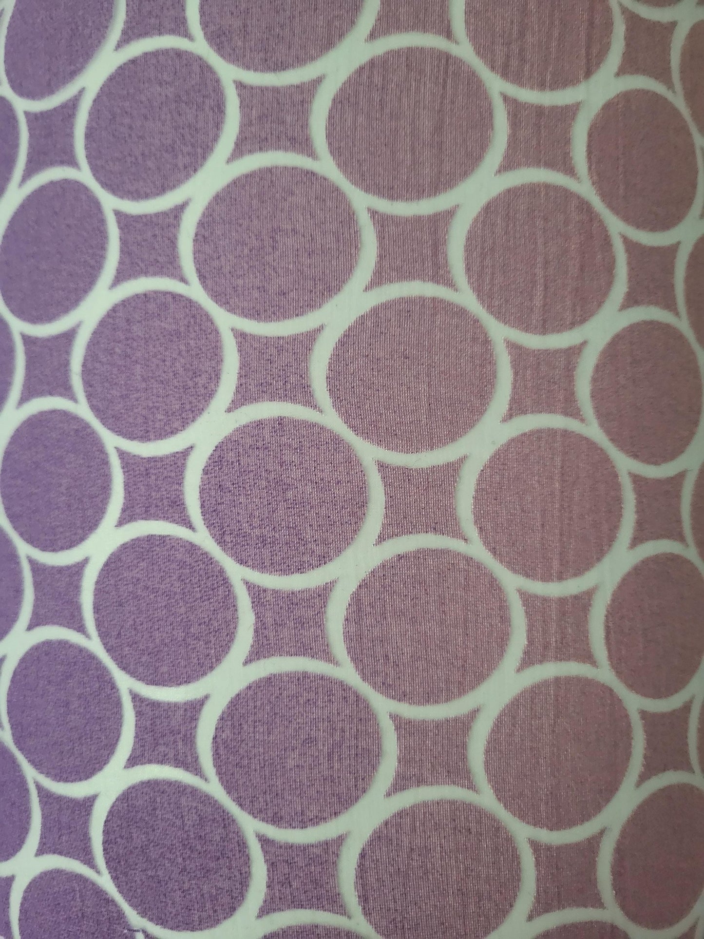 Purple Ombre Lampshade: Geometric Print, Girl's Room Decor
