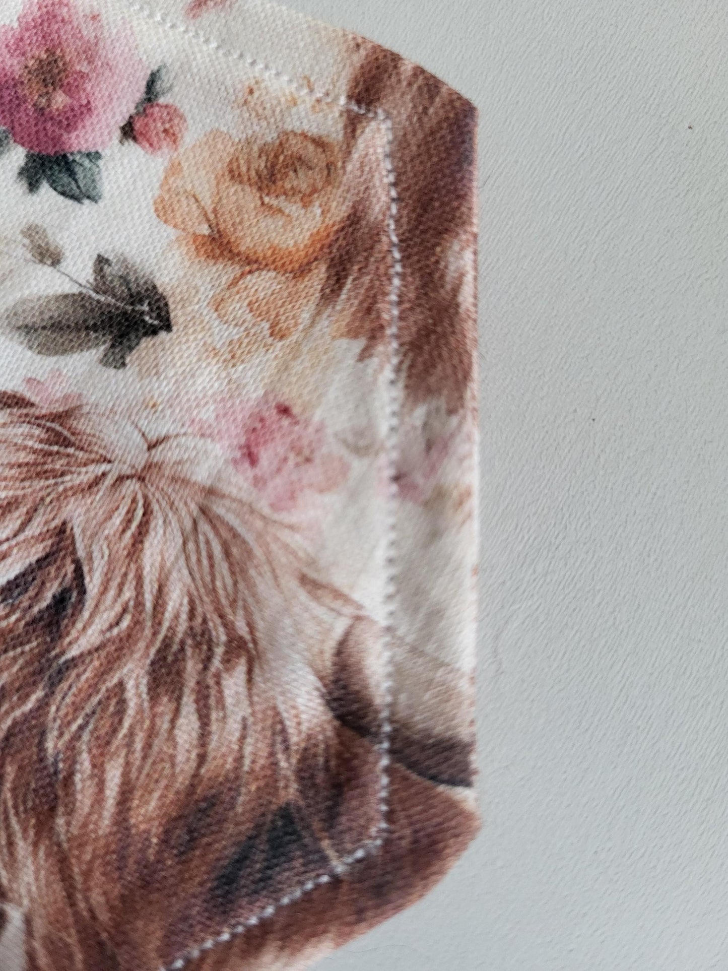 Highland Cow Fabric Coasters: Set of 4 Hexagon Coasters