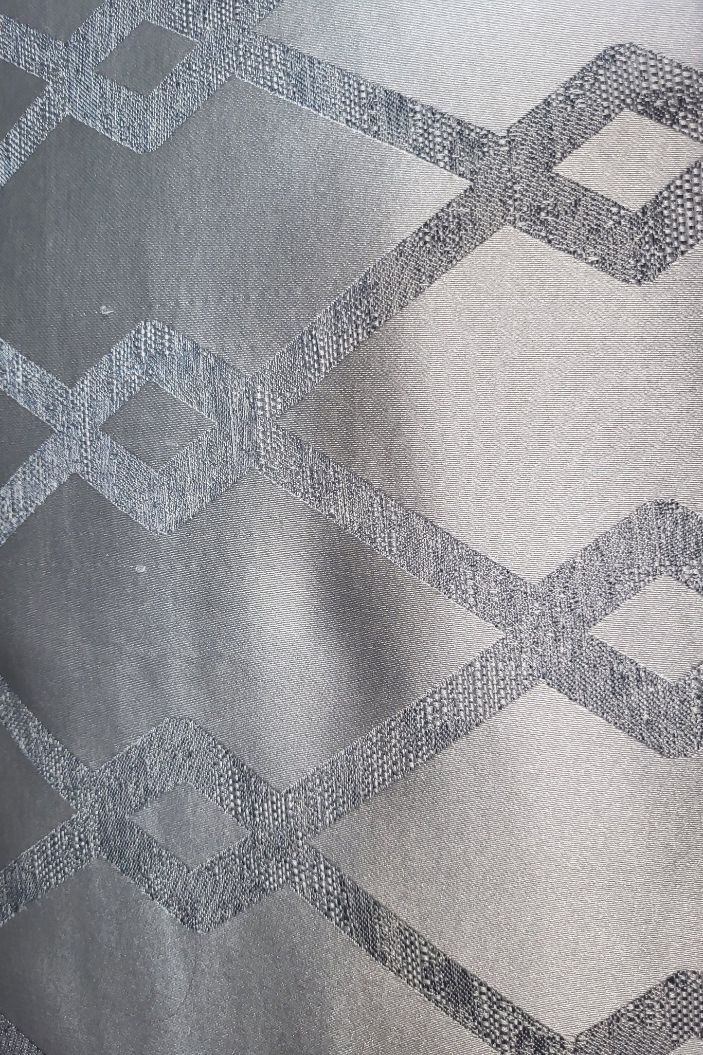 Geometric Silver Grey Cushions: Minimalist Home Decor, Rectangle Pillow Pair