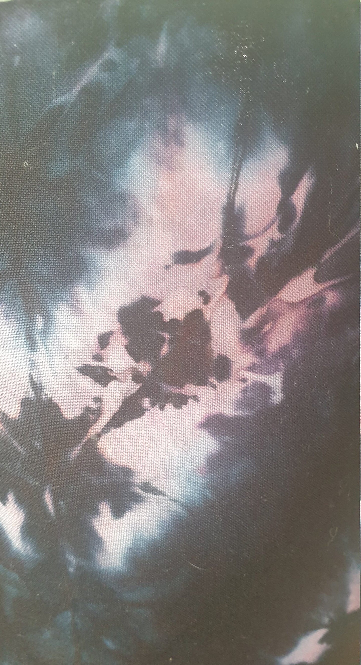 Black & Pink Drum Lampshade: Hand-Printed Alternative Decor