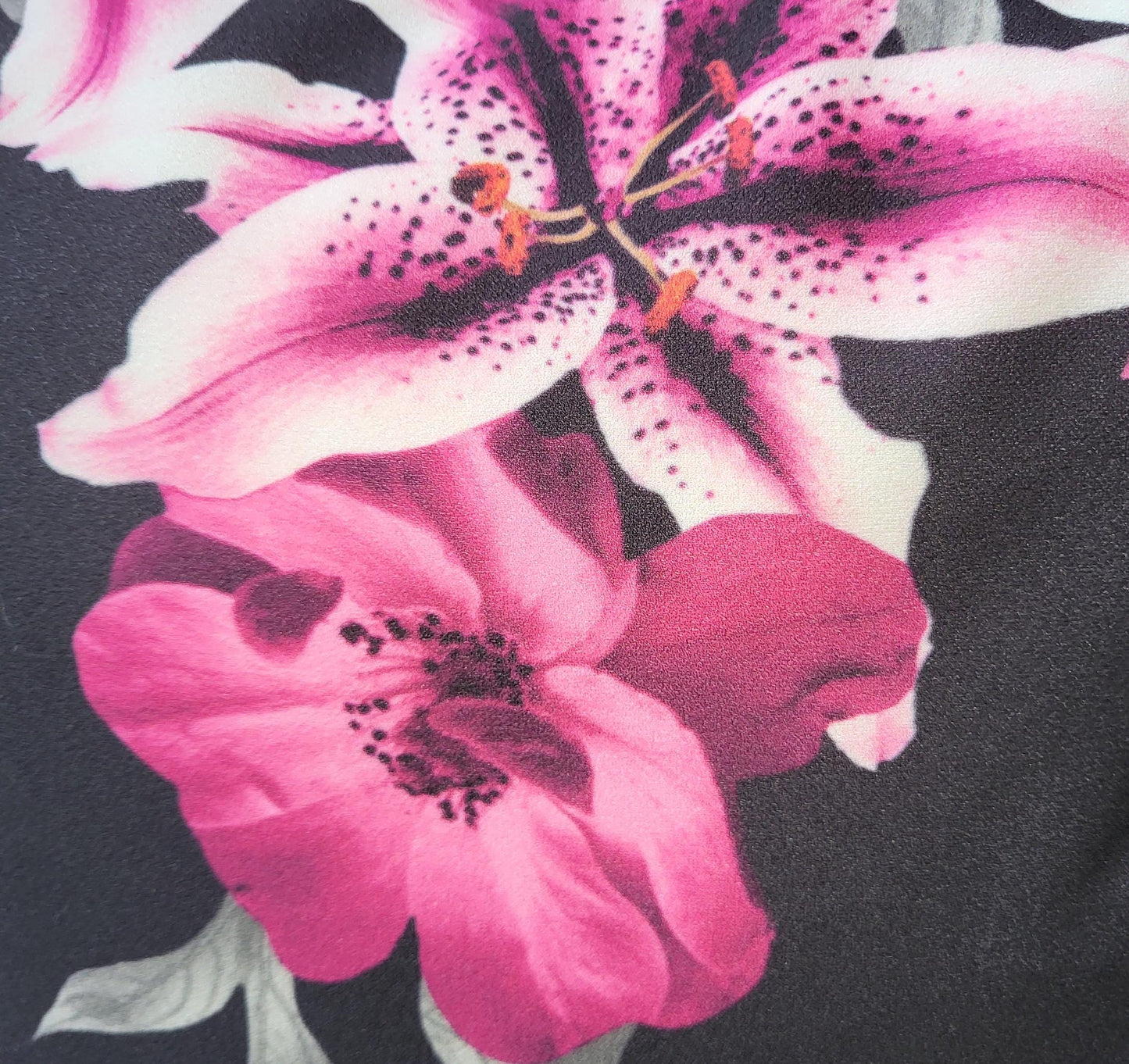 Black Floral Throw Pillow Covers: Summer Home Decor, Set of 2