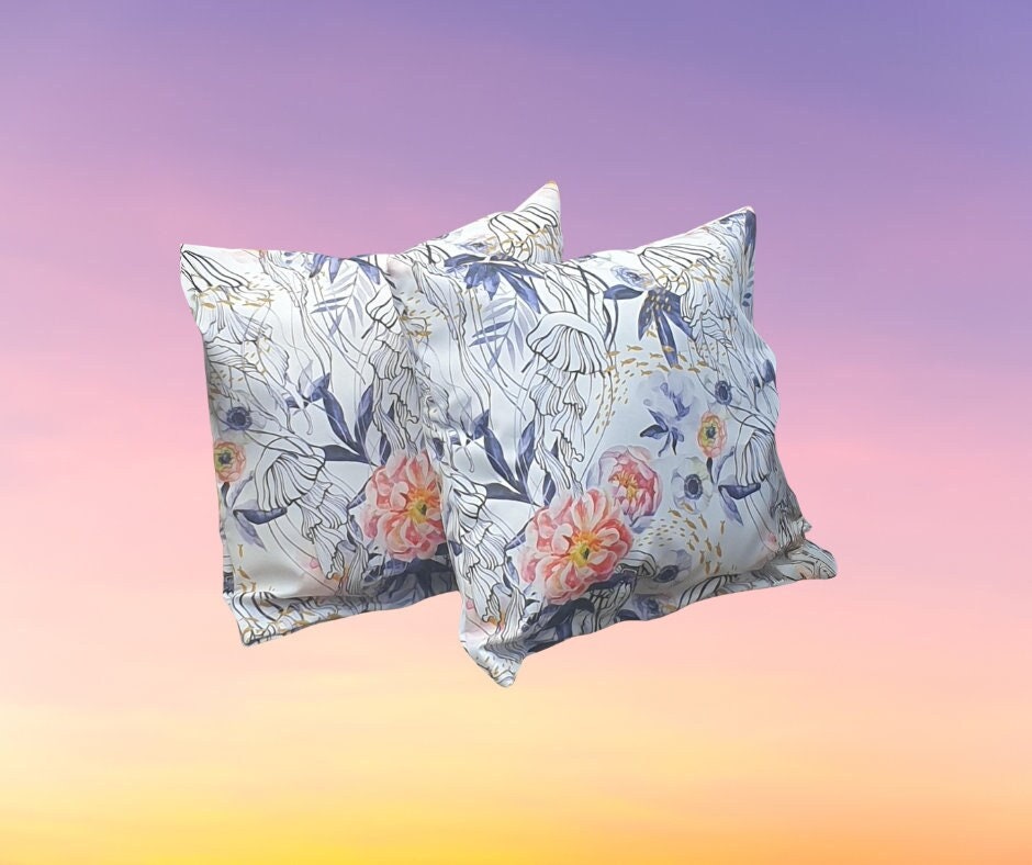 Water-Resistant Floral Garden Cushions: Outdoor Decor Set