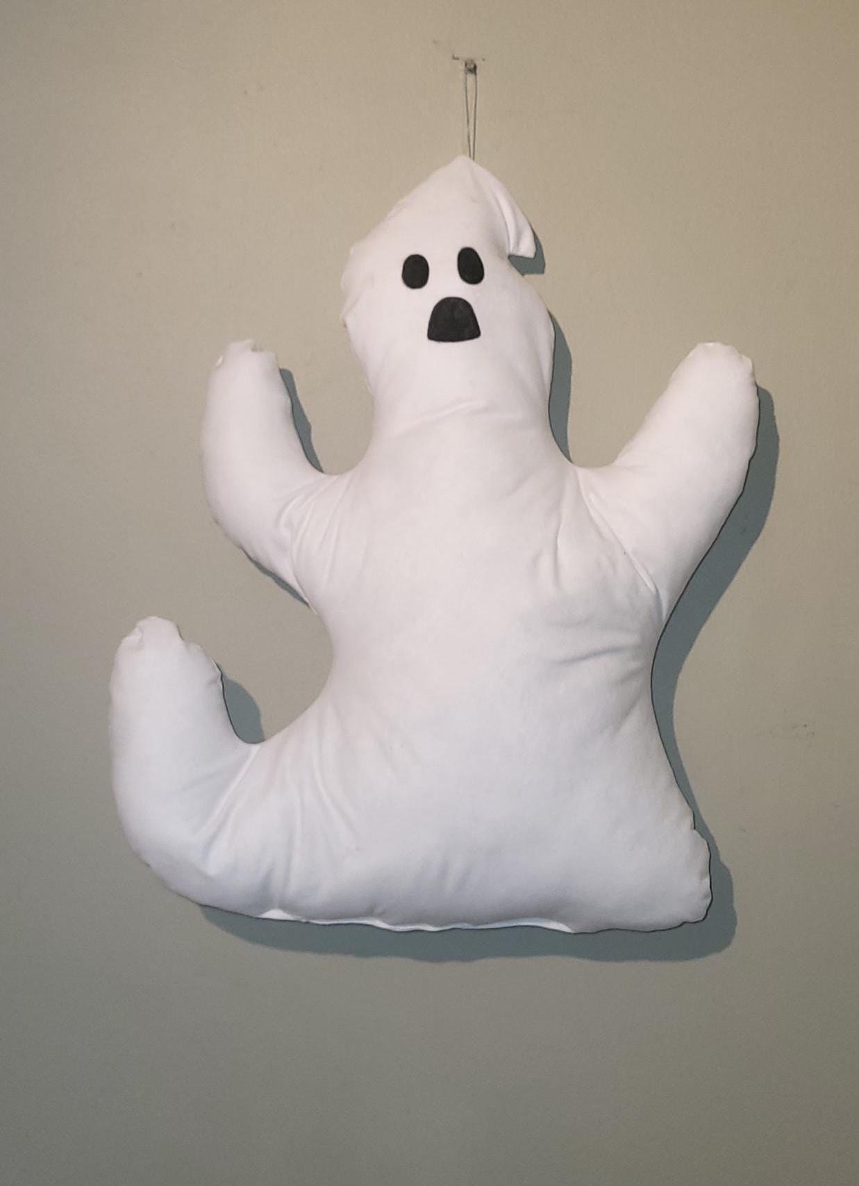 Hanging Ghost Pillow: Handmade Halloween Home Decor
