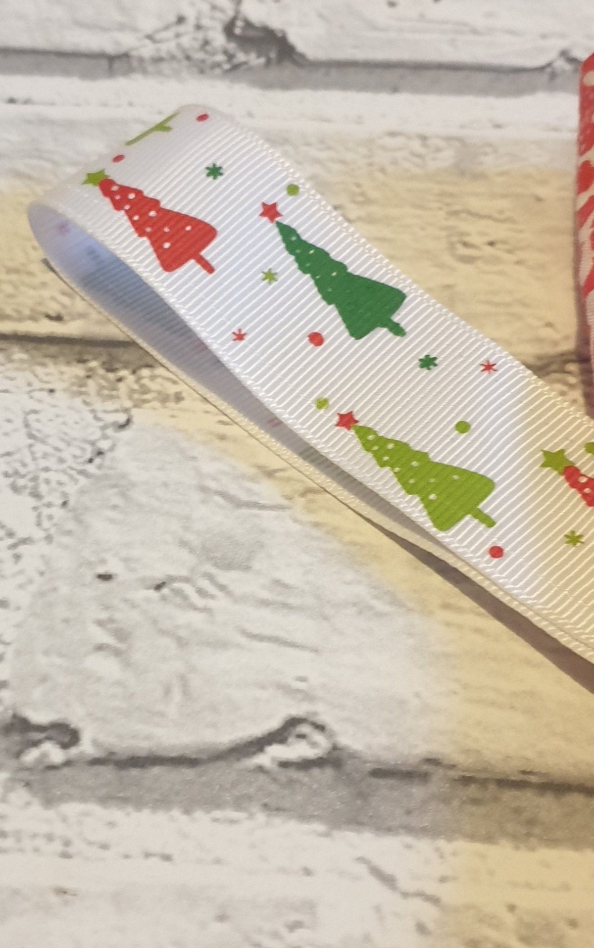 Fabric Christmas Stocking, Red and White Snowflake Decor - KJ Designs
