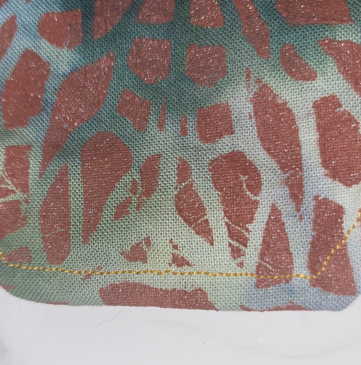 Hand-Printed Coaster Set: Eco-Friendly Home Decor - KJ Designs