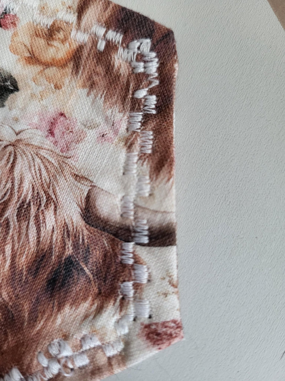 Highland Cow Fabric Coasters: Set of 4 Hexagon Coasters - KJ Designs