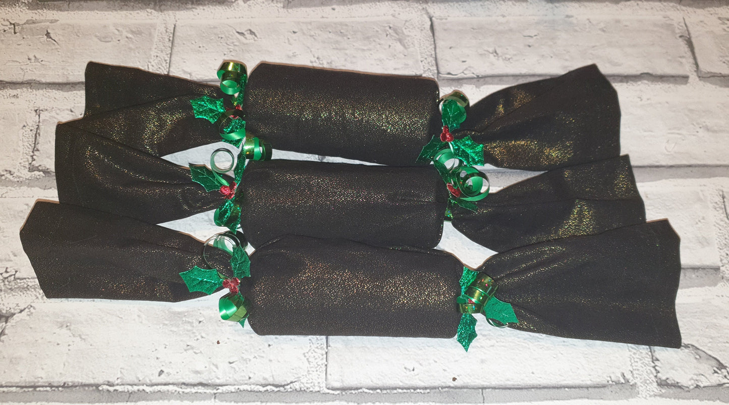 Eco-Friendly Christmas Crackers: Hand-Sewn Yule Decorations