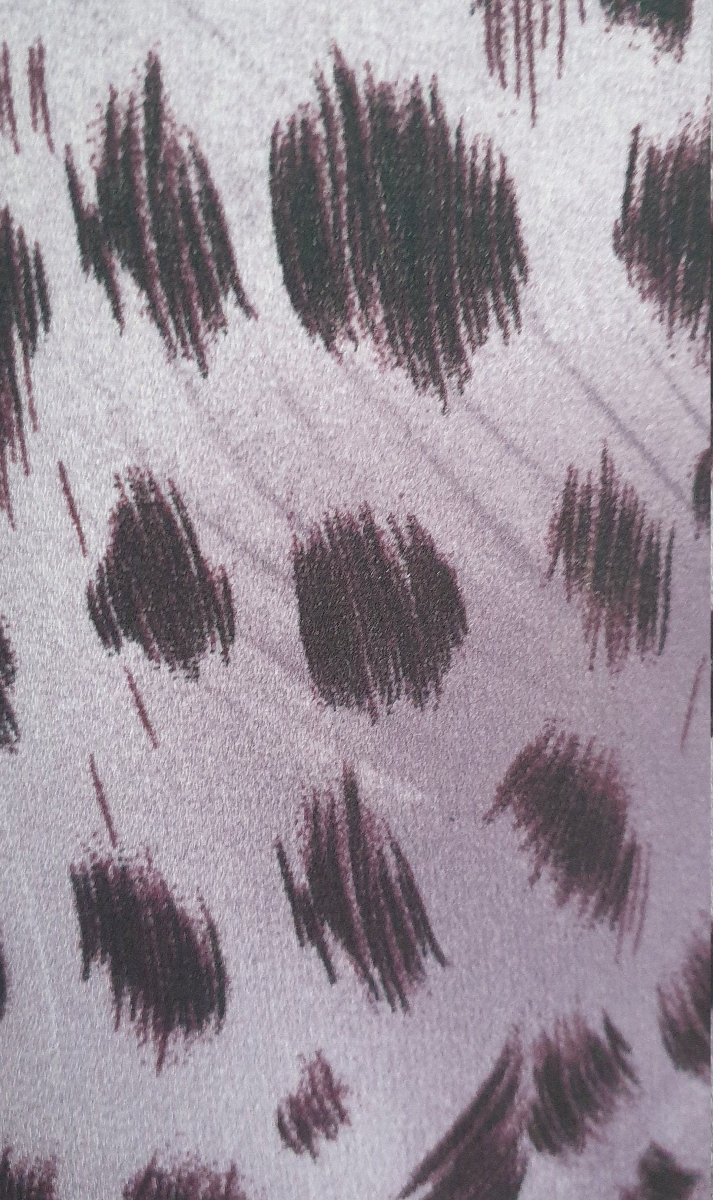 Animal Print Oval Lampshade: Purple Accent Lighting, Kid's Room Decor