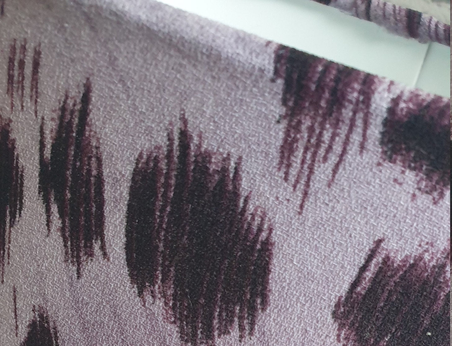 Animal Print Oval Lampshade: Purple Accent Lighting, Kid's Room Decor