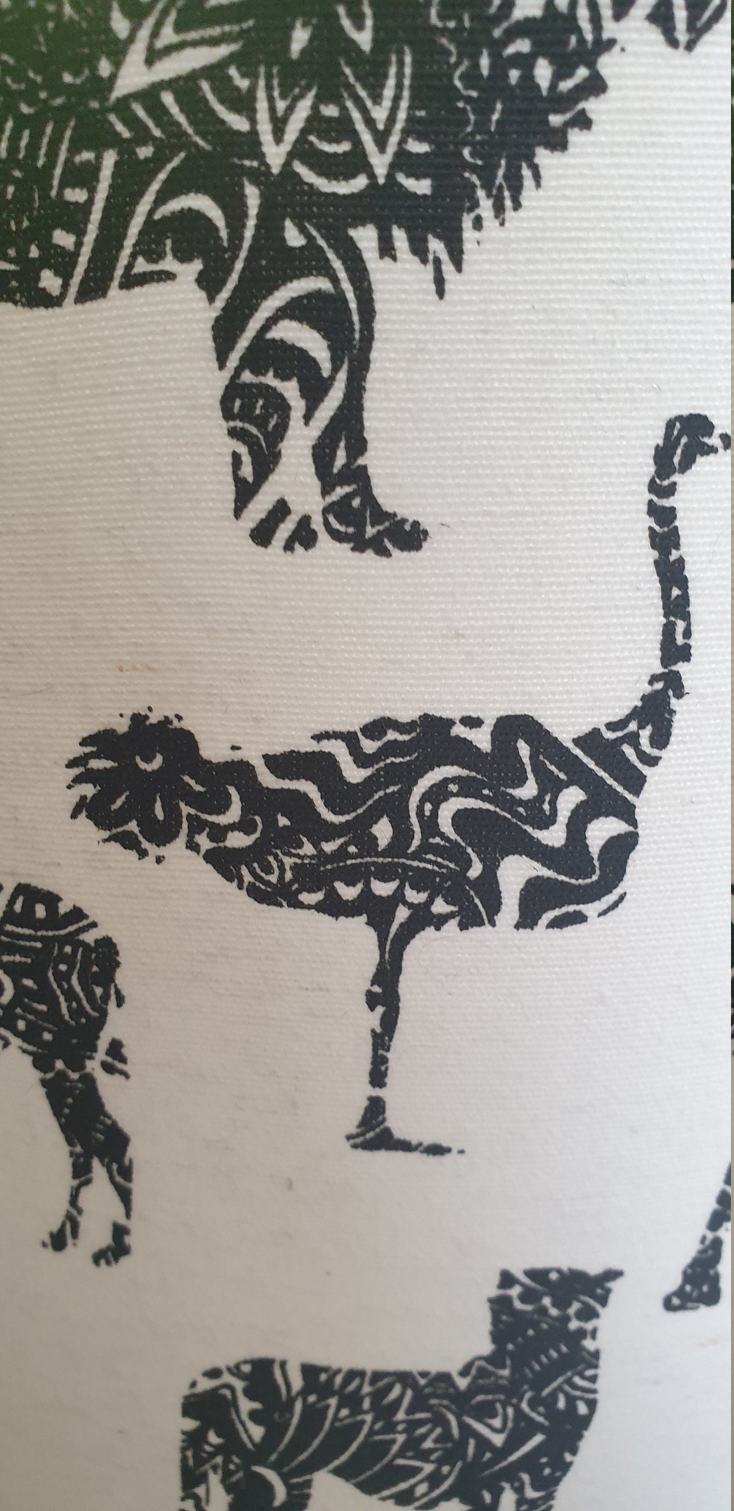 Handprinted Safari Pillows: Wild Animal Nursery Decor, Animal Lover Gift