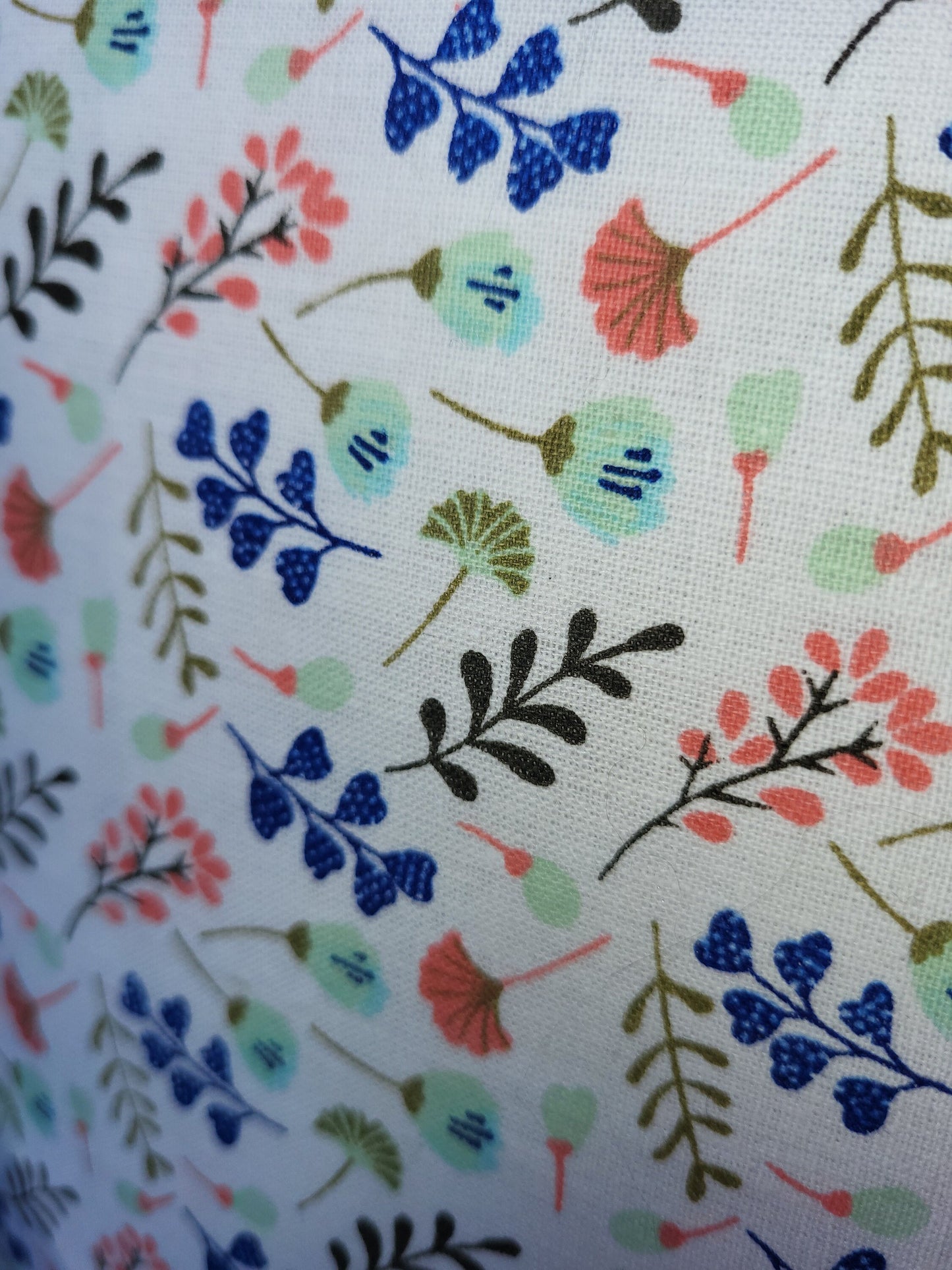 Reversible Floral Cushion: Sky Blue Summer Decor