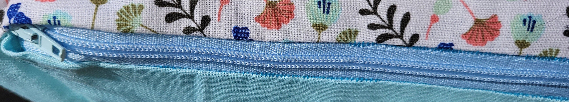 Reversible Floral Cushion: Sky Blue Summer Decor