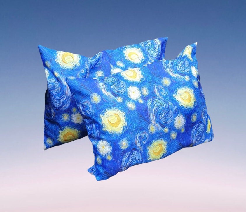 Van Gogh Print Outdoor Cushions: Waterproof Patio Pillows