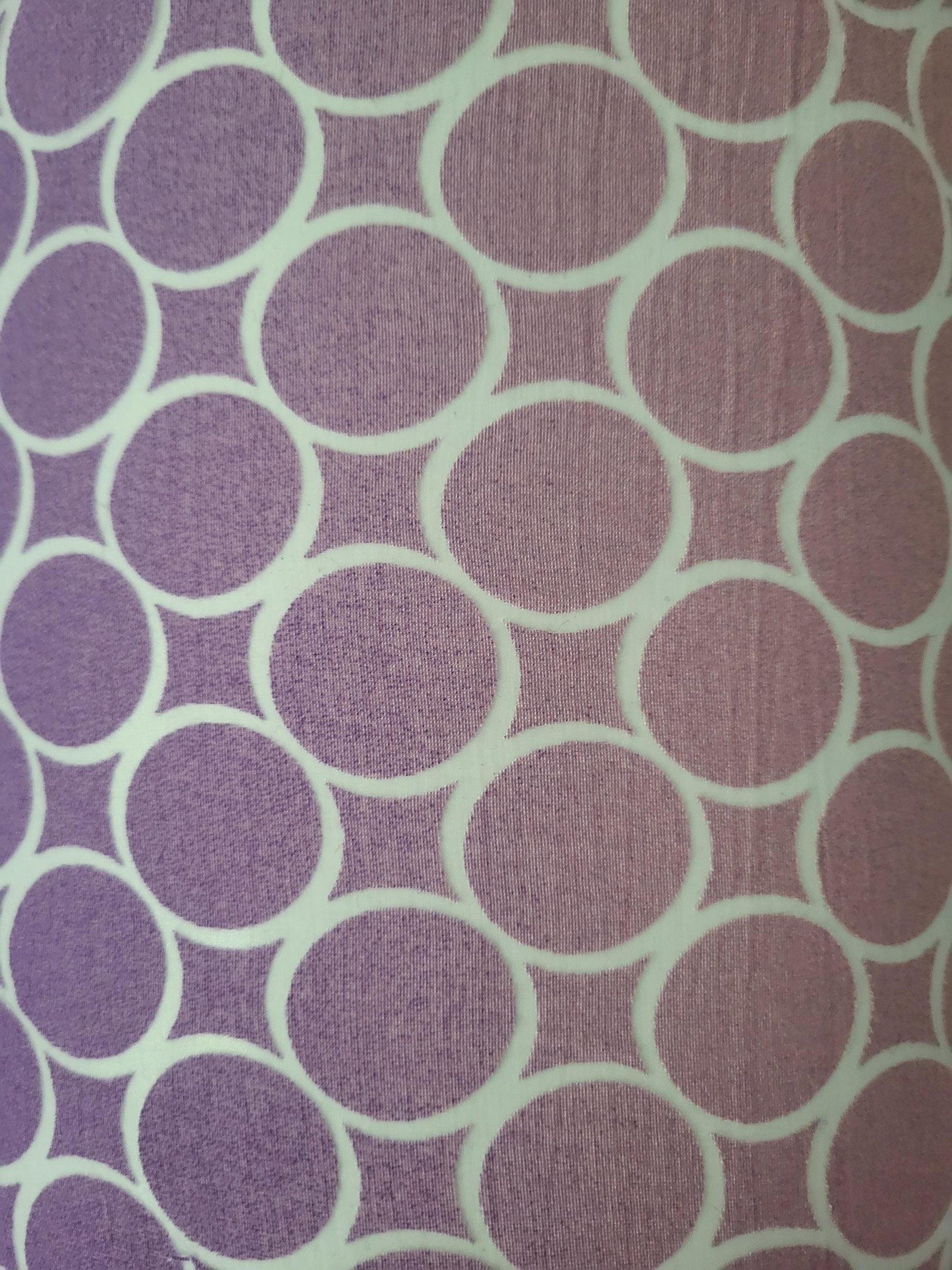 Purple Ombre Lampshade: Geometric Print, Girl's Room Decor