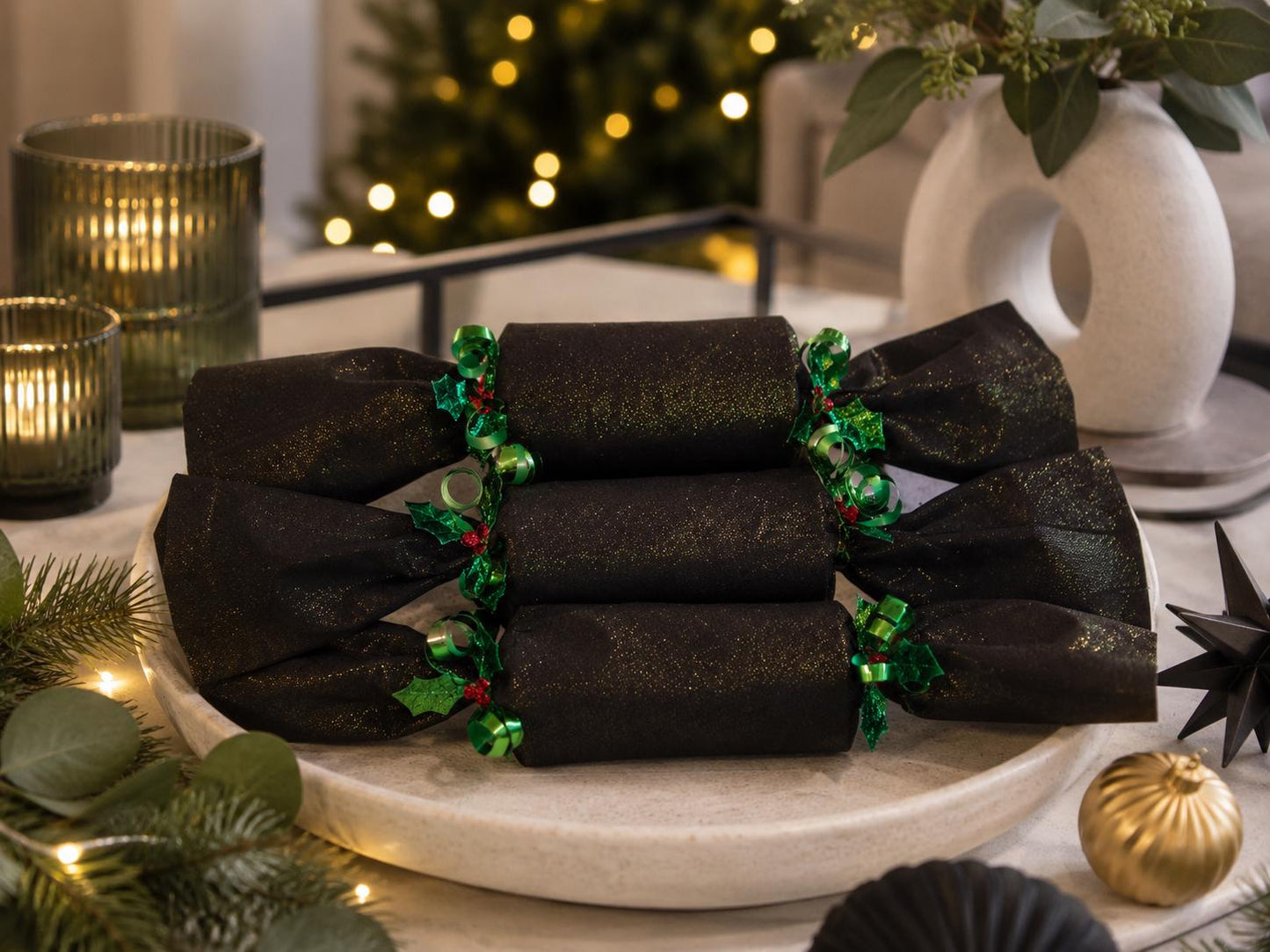 Eco-Friendly Christmas Crackers: Hand-Sewn Yule Decorations