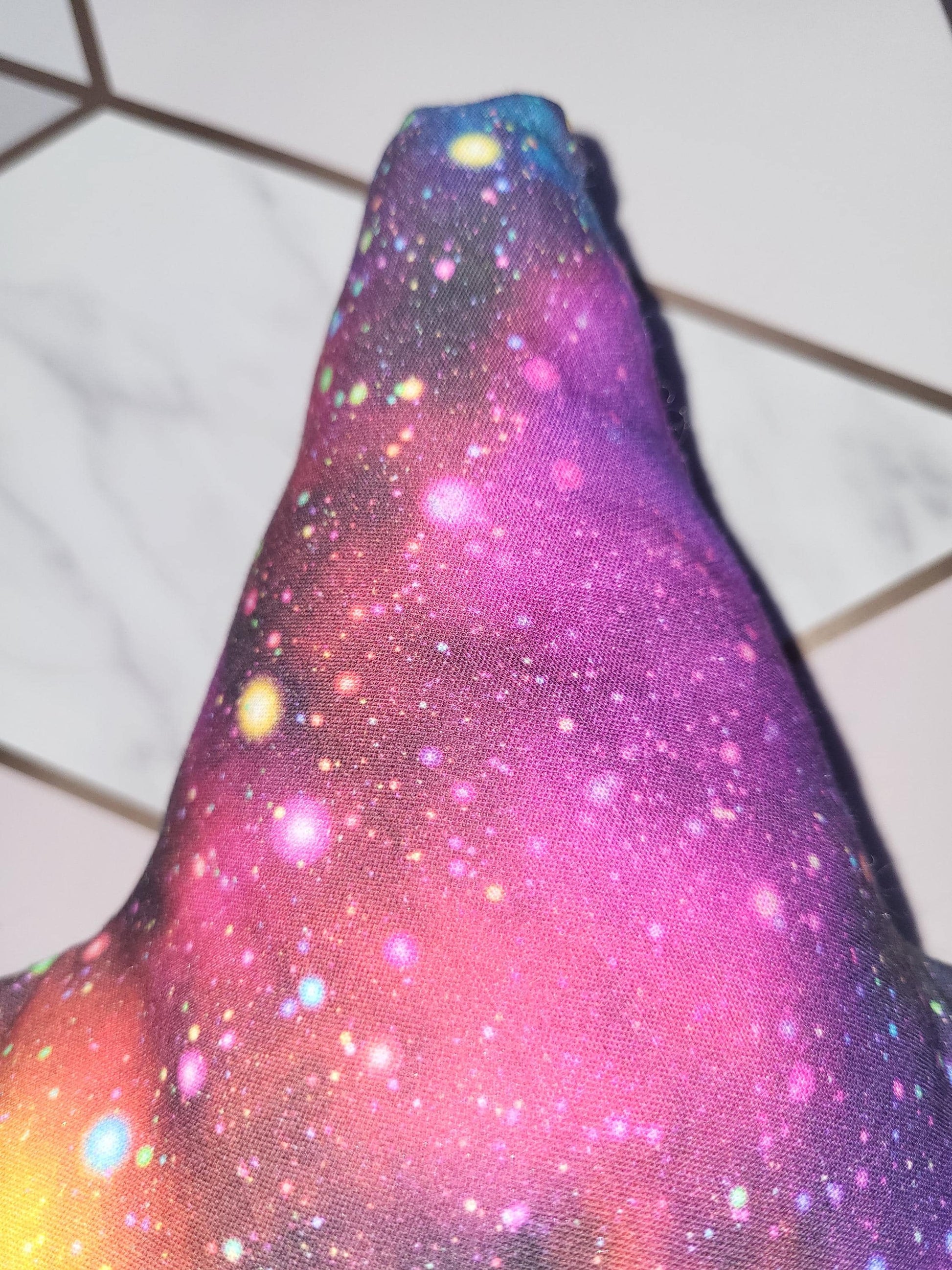 Galaxy Star Cushion: Vibrant Space Decor Pillow