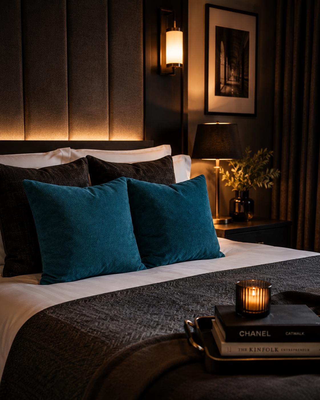 Teal Velvet Cushions: Square Pillows, Family Room Decor (30cm)
