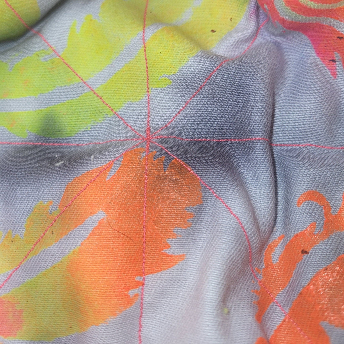 Neon Feather Print Bowl Cosy: Heat Resistant Bowl Protection - KJ Designs