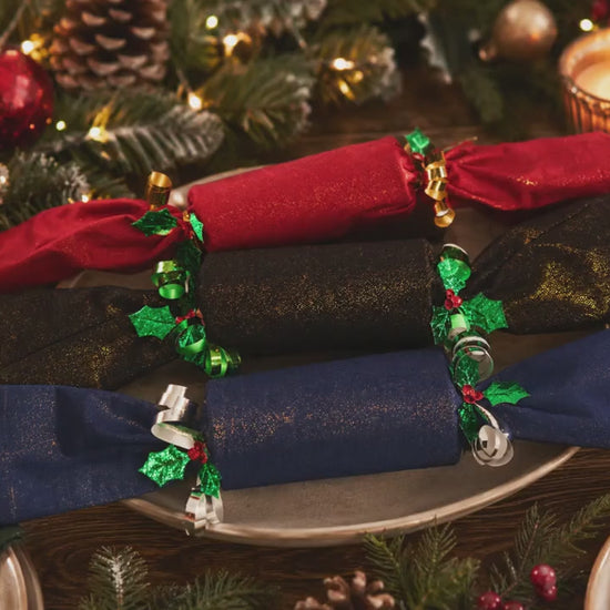 Eco-Friendly Christmas Crackers: Hand-Sewn Yule Decorations