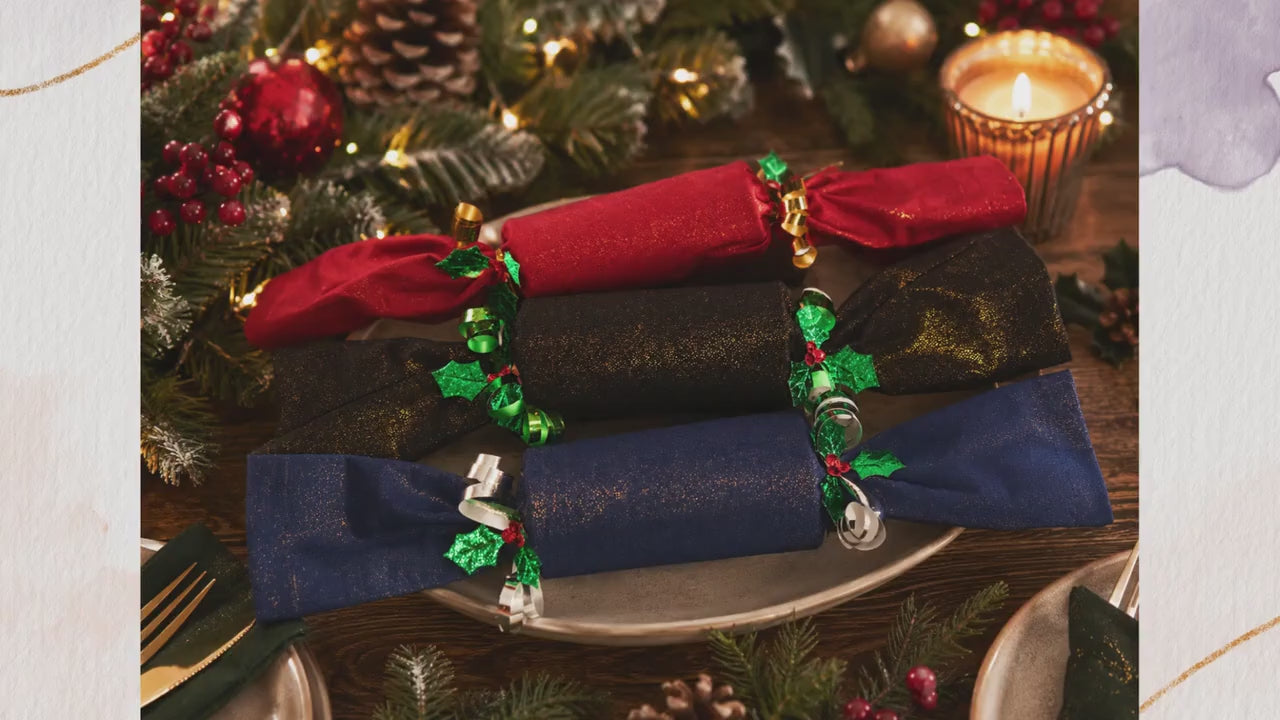 Eco-Friendly Christmas Crackers: Hand-Sewn Yule Decorations