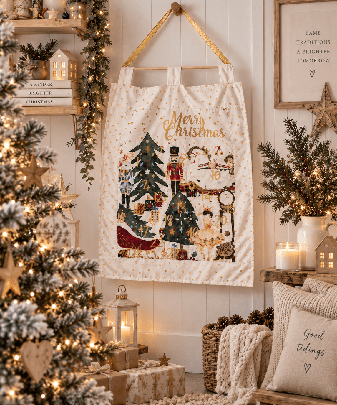 Reusable Handmade Christmas Advent Calendar - KJ Designs