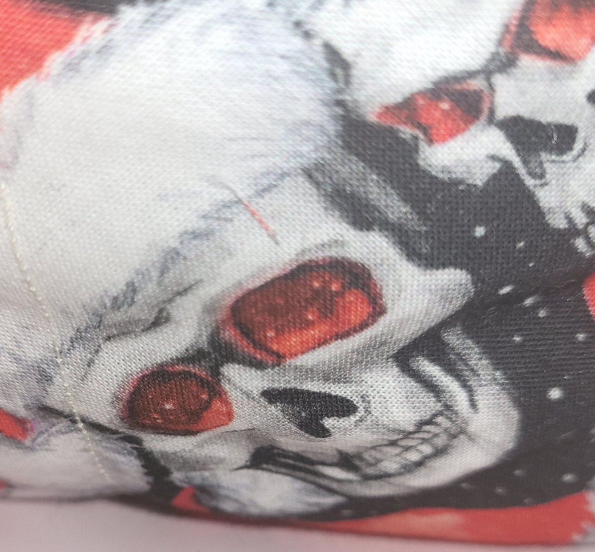 Skull Santa Hat Bowl Cozy: Alternative Christmas Decor - KJ Designs