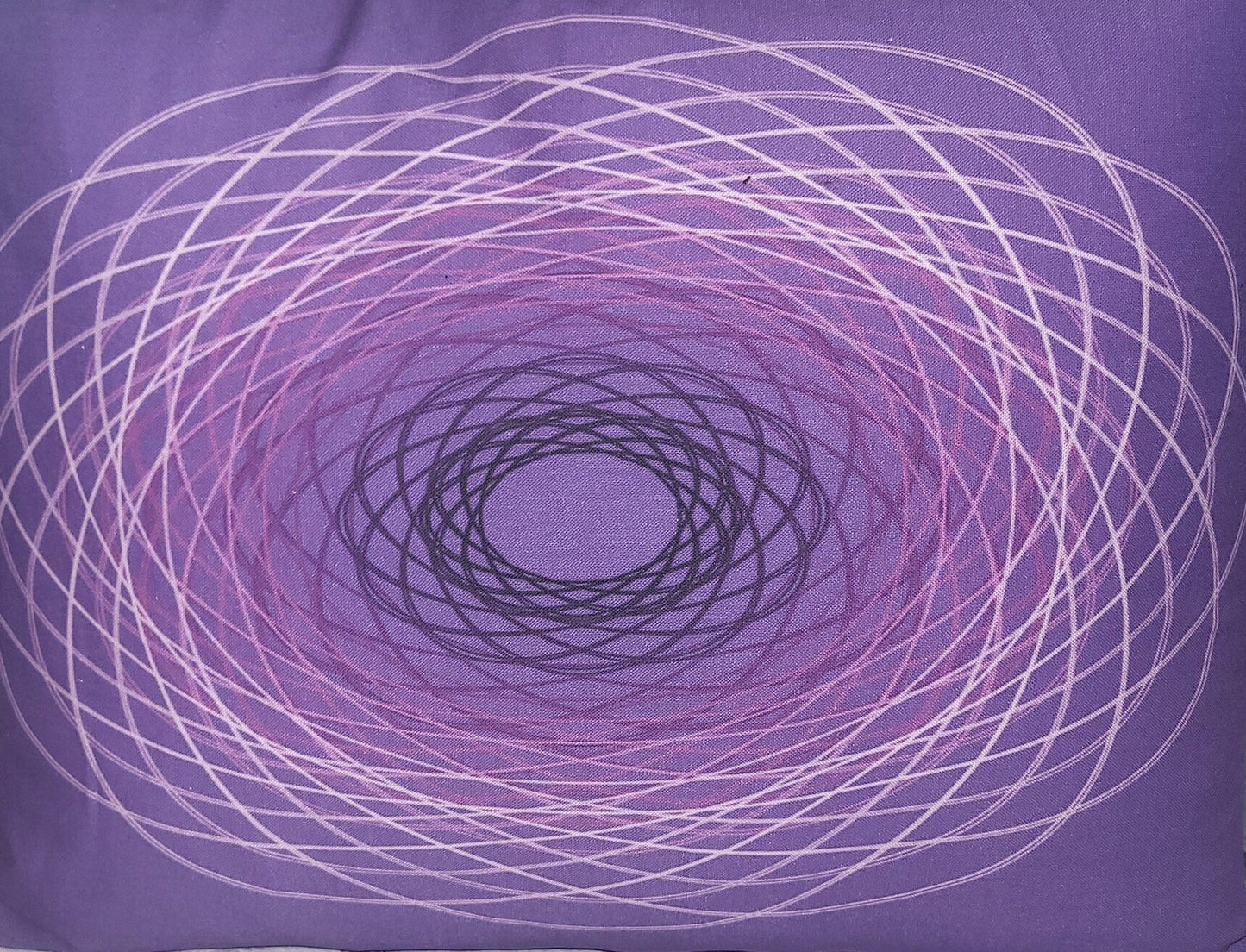 Spirograph Print Pillows: Recycled Cotton Scatter Cushions (Set of 2) - KJ Designs