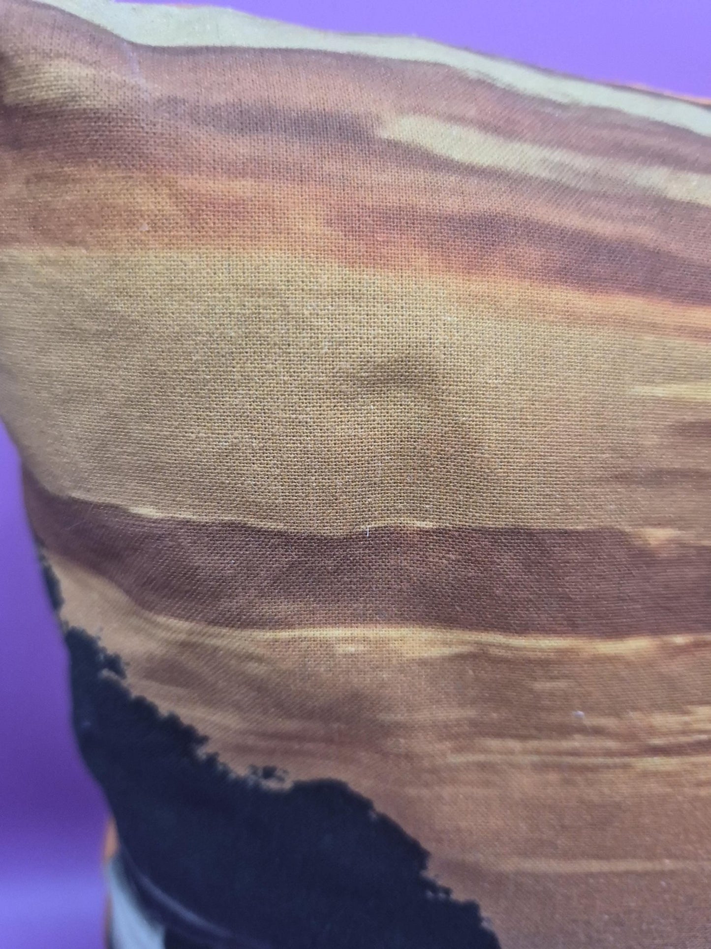 Sunset Motorcycle Scene Cushion: Unique Digitally Printed Art Cushion - KJ Designs