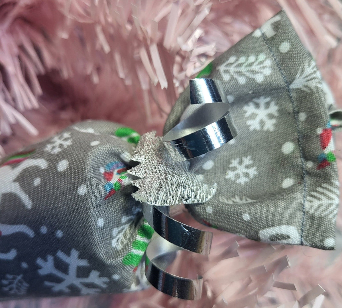 Unicorn Christmas Crackers: Set of 5 Handsewn Fabric Decorations - KJ Designs