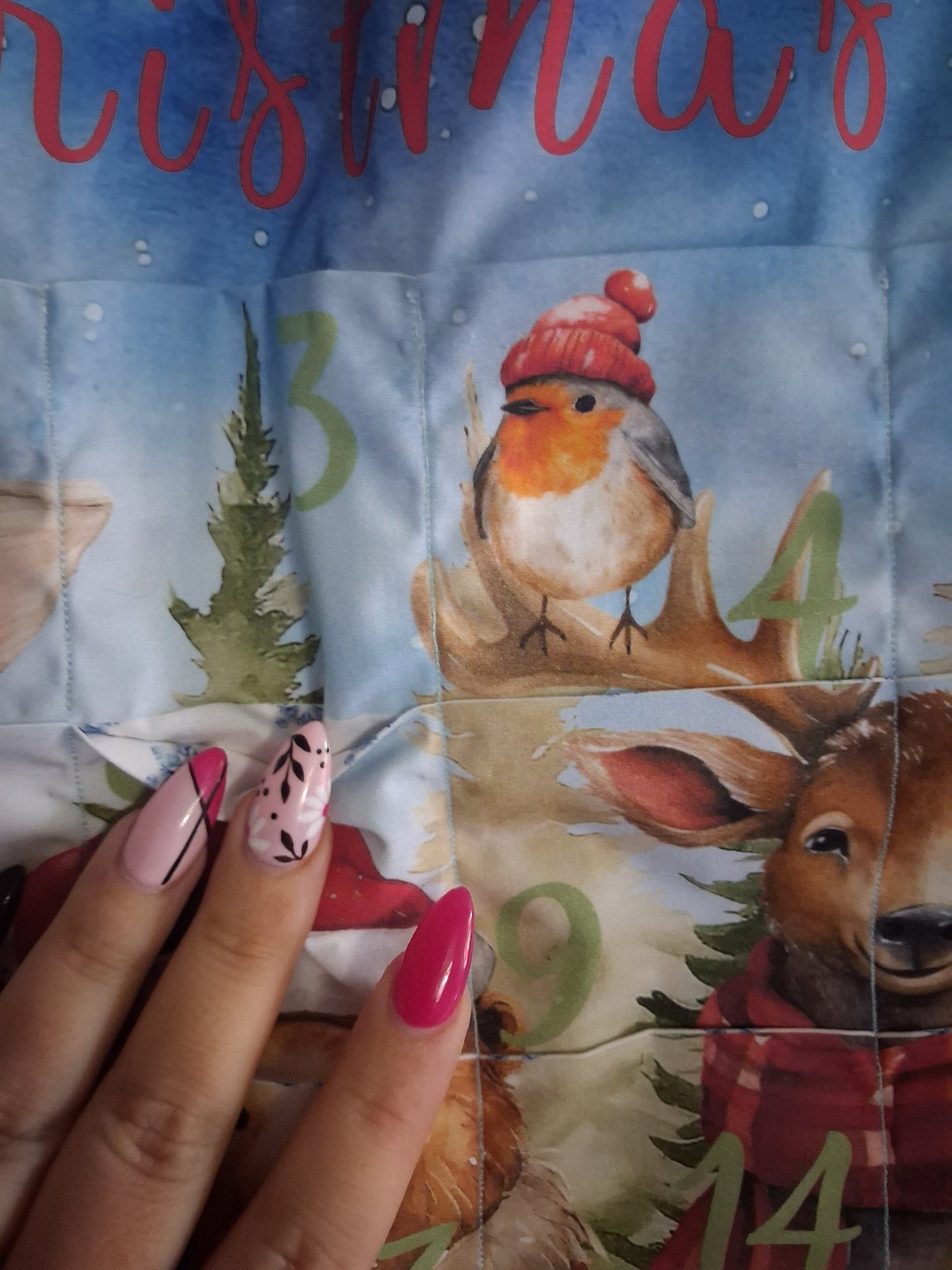 Woodland Animals Reusable Fabric Advent Calendar - KJ Designs
